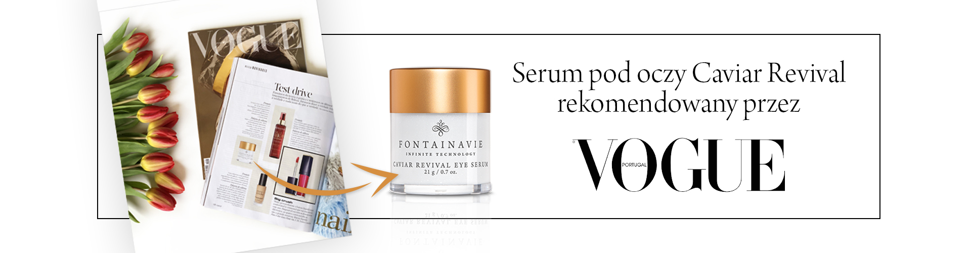 Caviar Revival Eye Serum w Vogue Portugal!