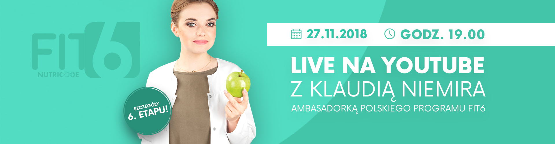 LIVE Z KLAUDIĄ NA TEMAT 6. ETAPU PROGRAMU FIT6